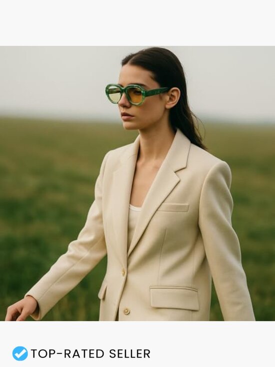Retro Square Sunglasses for Women Fashion Gradient UV400 Pilot Sun Glasses main image 5
